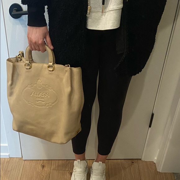 Prada Embossed Logo Tote - Picture 6 of 8